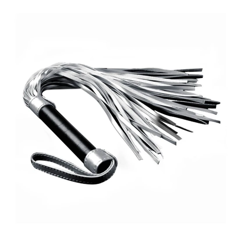 Flogger u crnoj i srebrnoj boji, 45cm - Lovetoy