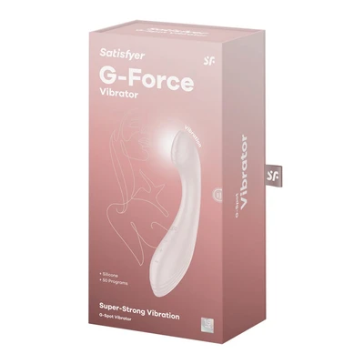 G-Force G tačka vibrator - Braon, 19cm, Satisfyer, Vodootporan - Sexy Shop