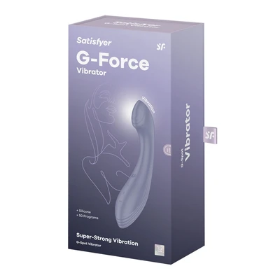 G-Force ljubičasti vibrator za G tačku 19cm Satisfyer vodootporni - Sexy Shop