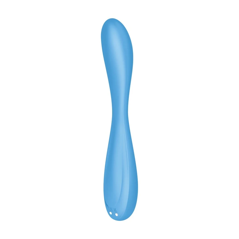 G-Spot Flex 4+ plavi vibrator sa stimulansom klitorisa, vodootporni, kontrolisani aplikacijom