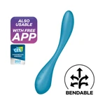 G-Spot Flex 5+ Connect App klitoris stimulator - plavi