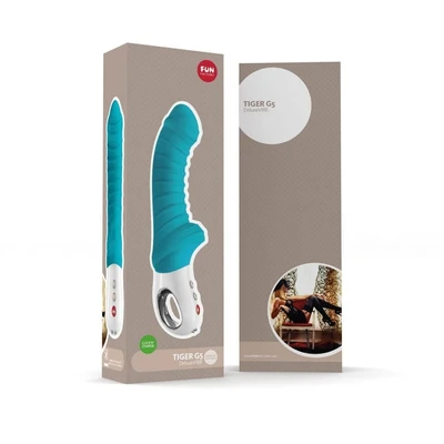 G5 Vibrator Tiger Petrol - Tirkizni sa stimulansom klitorisa - Sexy Shop