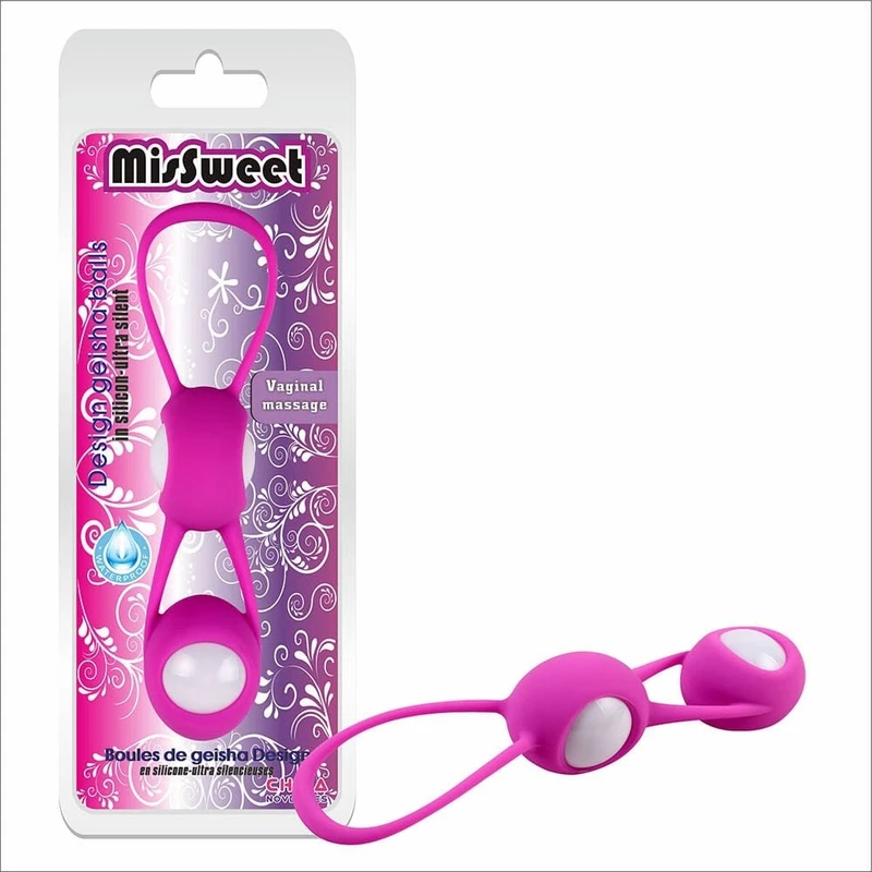 Geisha Balls roze sa vibracijom 17cm