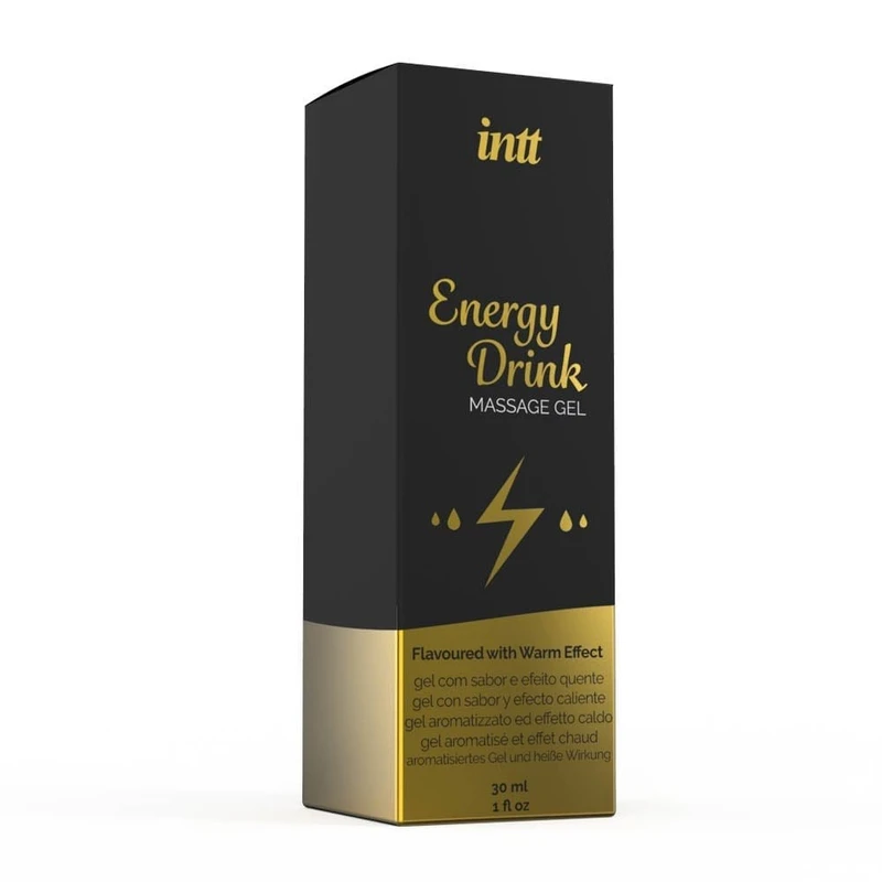 Gel za masažu Intt sa ukusom energetskog napitka 30ml - grejni i slatki užitak za parove