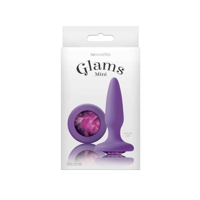 Glams Mini Ljubičasti Gem Butt Plug - Sexy Shop