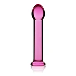 Glass Romance Pink 16cm - Roze Stakleni Dildo 