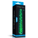 Glow-in-the-dark dupli dildo Twilight Gleam - Lovetoy, višebojni, vodootporni, 16,3 cm