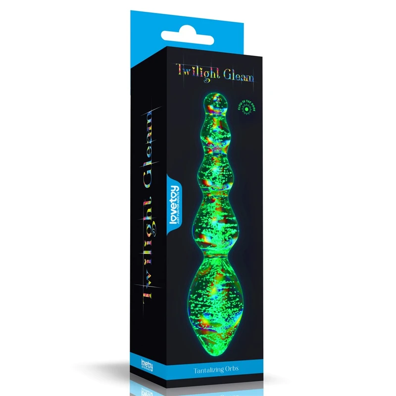 Glow-in-the-dark Twilight Gleam Dildo - Tantalizirajuće Obojene Kuge 16,3cm