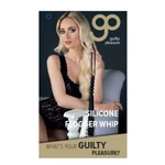 GP Crni Silikonski Flogger sa Pet Drenova, 35 cm