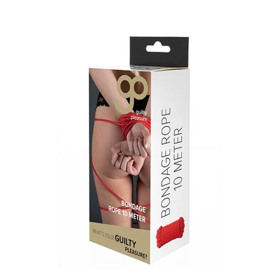 Guilty Pleasure Super Soft Bondage Rop 10m Crvena - Sexy Shop