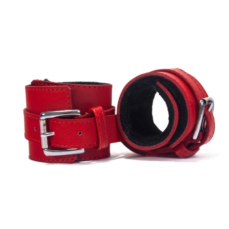 Hand Cuffs Grain Leather Crvena/Crna - Devil Sticks