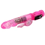 Happy Angel Rabbit Vibrator 22 cm Roze sa Klitoralnom Stimulacijom