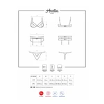 Heartina 3-delni set S/M - crvena strast Obsessive