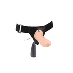 Hollow Dildo sa Podesivim Strapsom i Vibracijom - Chisa Novelties