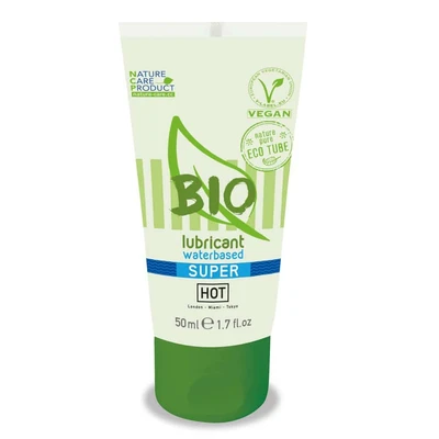 HOT BIO Superglide 50 ml - Organski vodeni lubrikant za parove - Sexy Shop