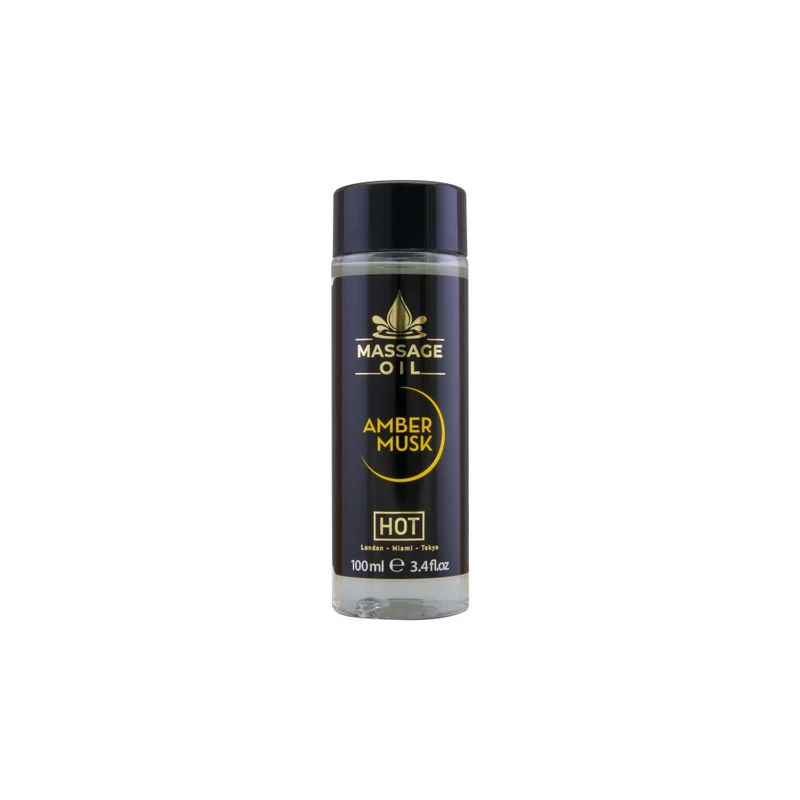 HOT Massage Oil - Amber & Musk 100 ml - Za Parove - Mirisna Masaža