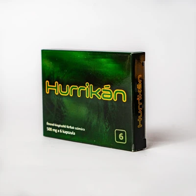 HURRIKAN - Tabletice za brzu i dugotrajnu stimulaciju erekcije 6 kom. - Sexy Shop