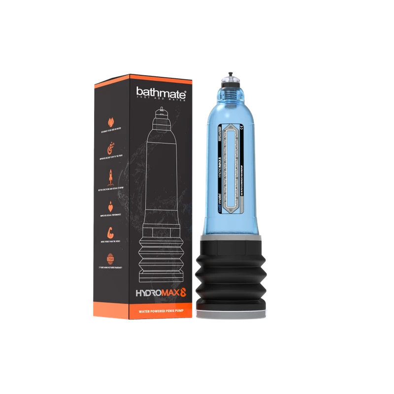 Hydromax8 Plavi - Vodootporni Penis Pumpa za Erekciju do 8 inča