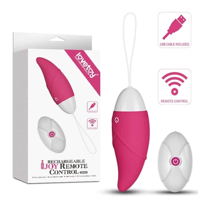 iJoy Roze Daljinski Upravljač Punjački Jajasti Seks Toy 9,8cm - Sexy Shop