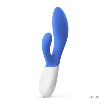 INA WAVE 2 Vibrator u Plavoj Boji sa Stimulansom Klitorisa - Sexy Shop