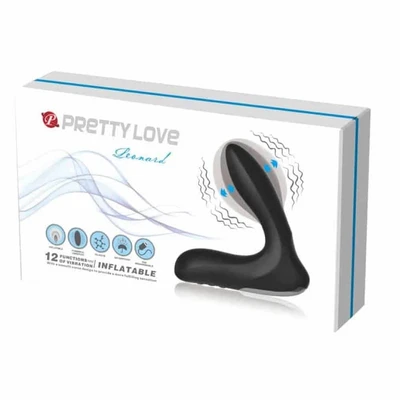 Inflatable Prostate Massager sa 12 Vibracionih Načina - Pretty Love Leonard - Sexy Shop
