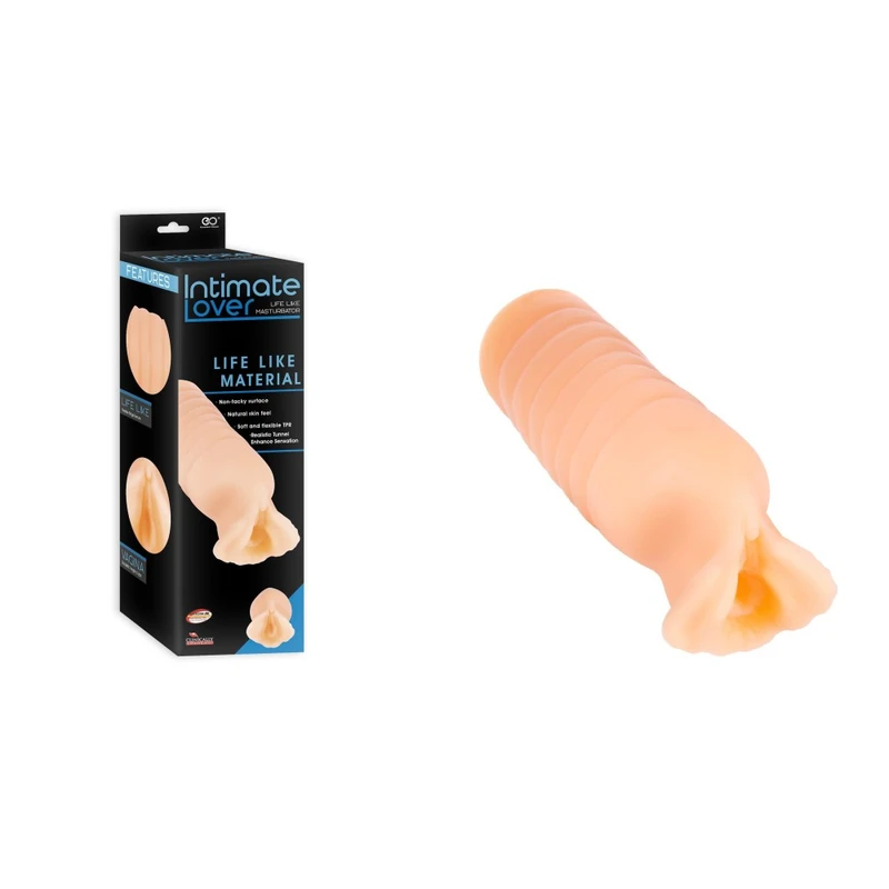 Intimate Lover Masturbator 16cm - Realistični Sijalac Kože