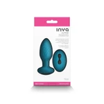 INYA Alpine - Vibrirajući butt plug sa daljinskim upravljačem, vodootporan, plavi