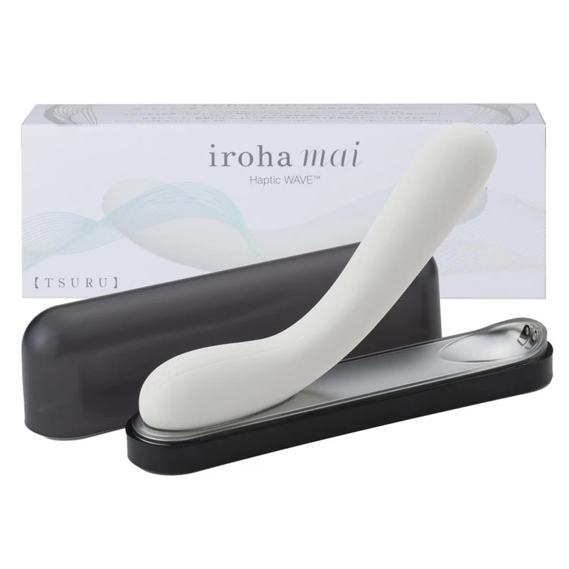 iroha mai TSURU - Haptic WAVE™ vibrator za G tačku, vodootporan, 17,4cm, bijeli