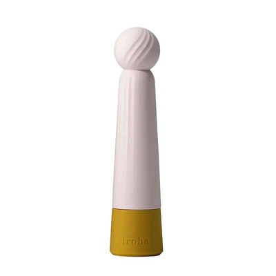 iroha Rin KOGANÉ vibrator sa stimulansom klitorisa, vodootporan, 14,8 cm, bijele boje - Sexy Shop