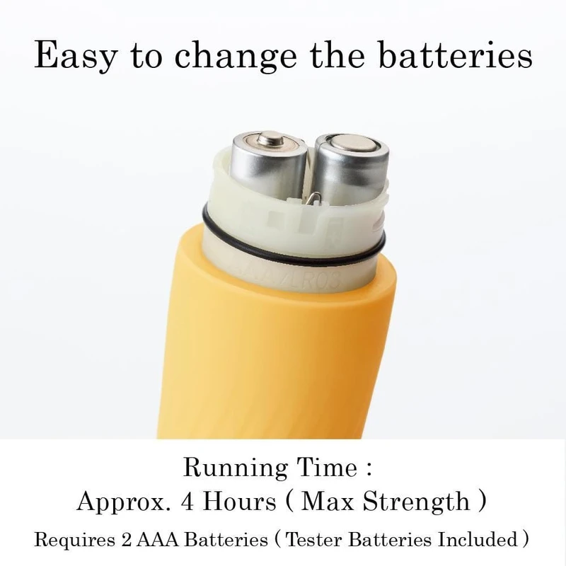 Iroha Zen YUZU - Vodootporni stimulator klitorisa, žuti, 12,7 cm