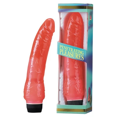Jelly Vibrator Roze 20cm sa G tačkom i višestrukim vibracijama - Sexy Shop