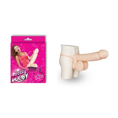 Jolly Booby - Inflatable Penis sa prilagodljivim remenom, 53 cm - Sexy Shop