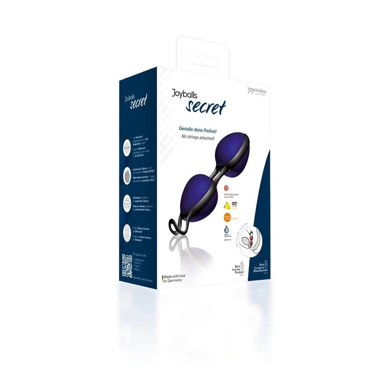Joyballs Secret Blue Black - diskretne ljubavne kuglice