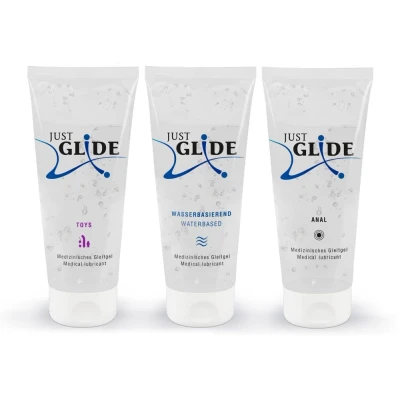 Just Glide 3x200ml set lubrikanata - Vodeni, Analni i Za Igračke - Sexy Shop