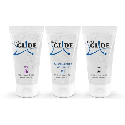 Just Glide set lubrikanata 3x50 ml - Voda, Anal, Igračke - Sexy Shop