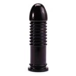 King-Sized Anal Bumper - Lovetoy Crni Vakuumski Igračka sa 22,5cm Dužine