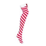 Kissmas čarape L/XL - Obsessive, crveno-bijele