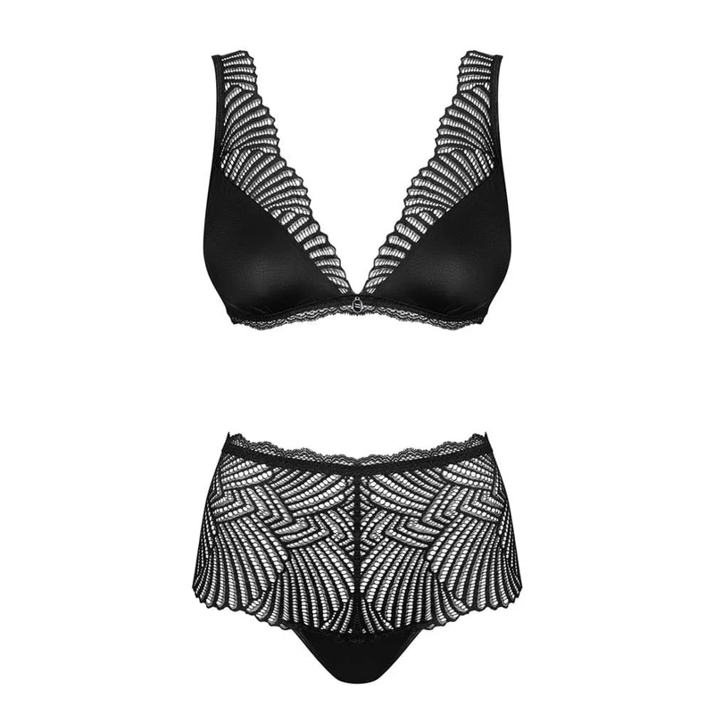 Klarita seksi set 2 komada L/XL crni