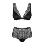 Klarita seksi set 2 komada L/XL crni