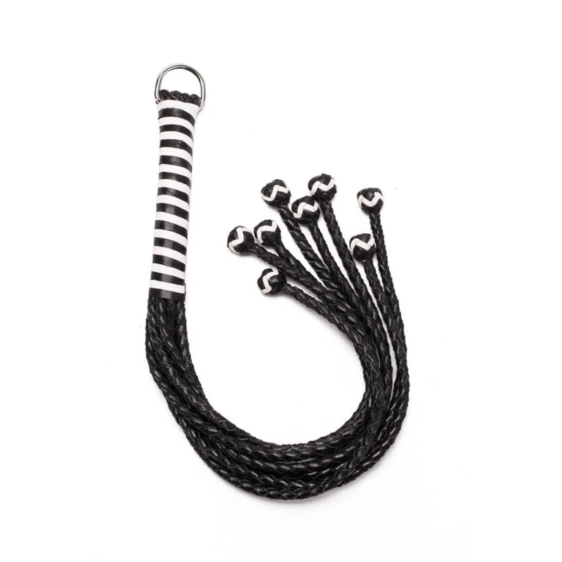 Korbács 56cm crni Devil Sticks flogger za S/M igre