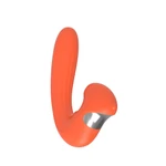 Kraken - Vibrator sa stimulacijom klitorisa i G tačke, vodootporan, narandžasti