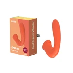 Kraken - Vibrator sa stimulacijom klitorisa i G tačke, vodootporan, narandžasti
