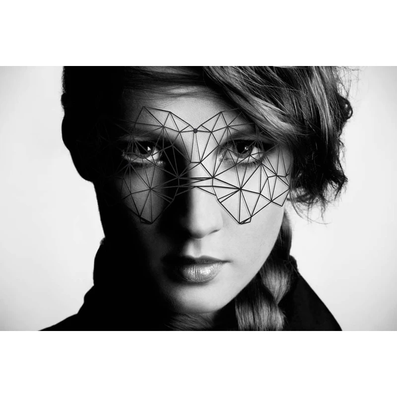 Kristine Eyemask - Crna maska za oči za erotiku i fetish igre