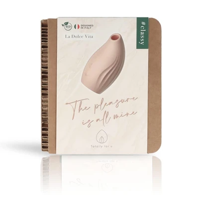 La Dolce Vita - Vodootporni vibrator s pet različitih uzoraka sisanja, roza - Sexy Shop