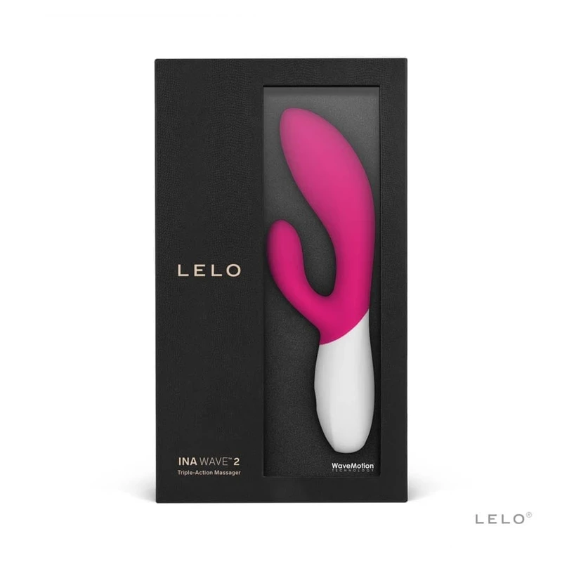 LELO INA WAVE 2 Ruzicasti vibrator sa stimulansom klitorisa
