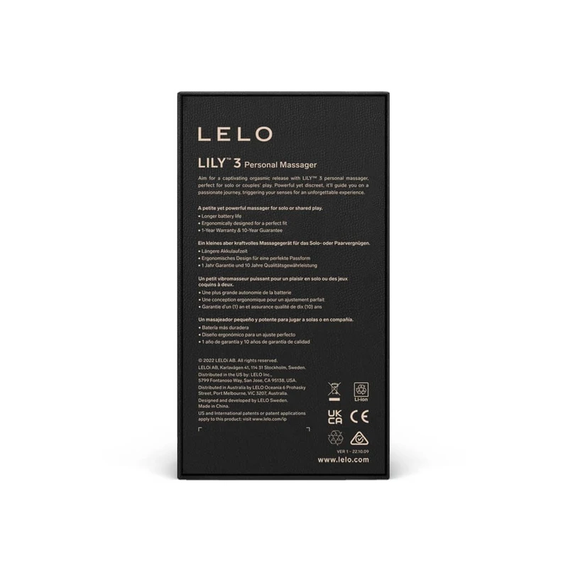 LELO LILY™ 3 Mini Vibrator - Ljubičasti Vodootporni Igračka za Odrasle