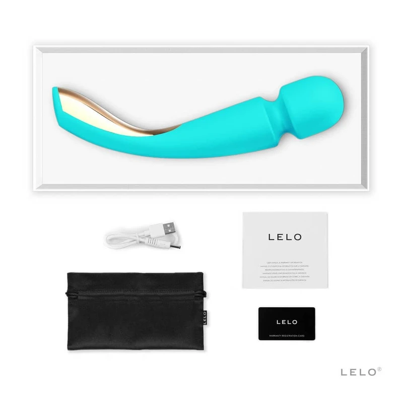 Lelo Smart Wand 2 Veliki Aquatika Tirkizni Vodootporni Masazer
