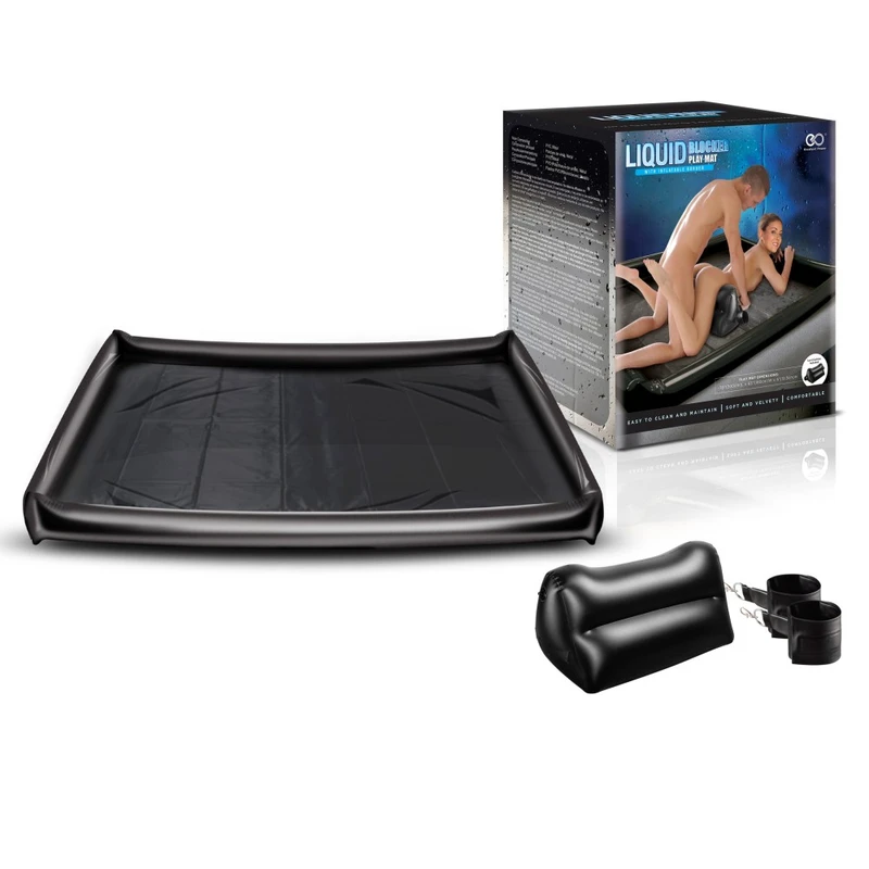 Liquid Blocker igračka podloga 2m x 1.6m sa inflatibilnim rubom - Nmc, crna
