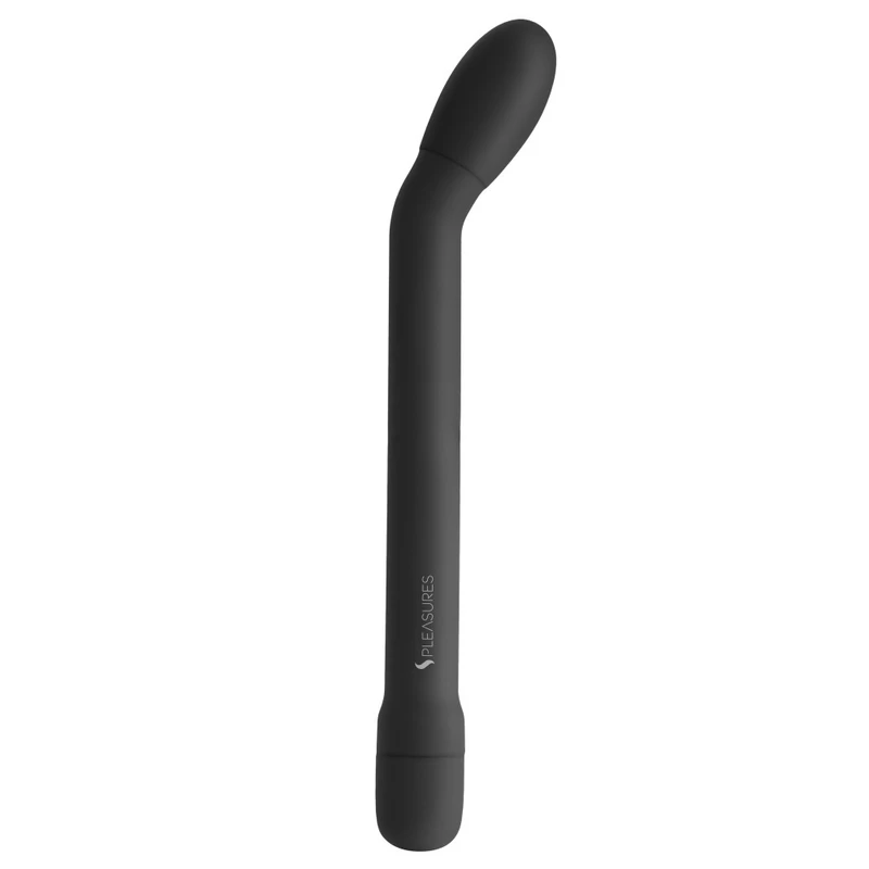 Lithea Black - Vodootporni vibrator za G-tačku, 18 cm, S Pleasures