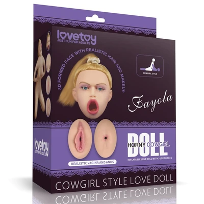 Ljubavna lutka u cowgirl stilu - Realistična koža, 93cm, Lovetoy - Sexy Shop